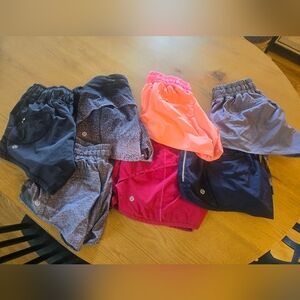 LULULEMON Size 4 Bundle Of Shorts